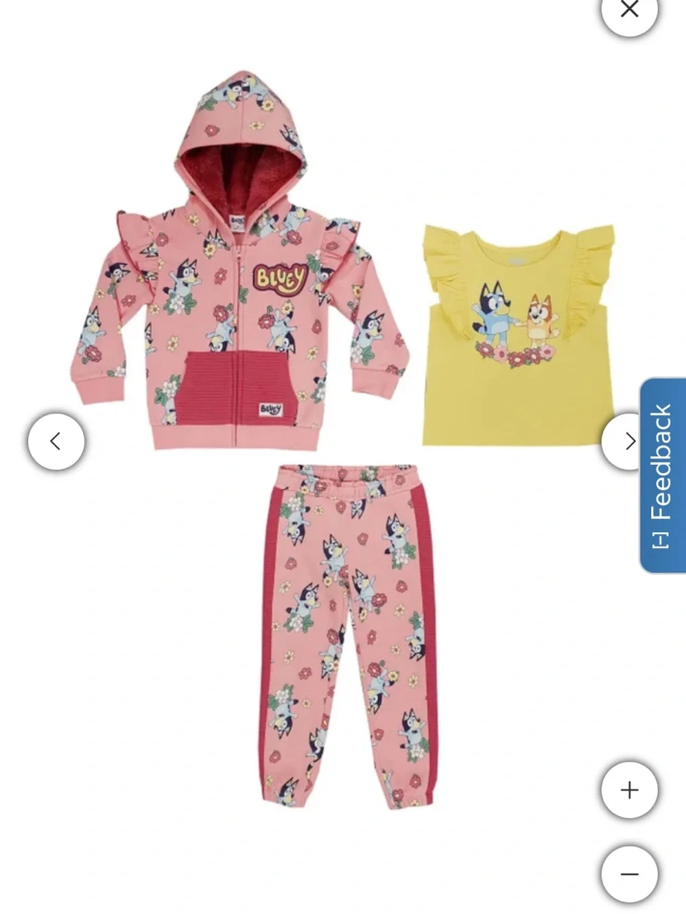 Bluey Tracksuit set with Ruffle Hood